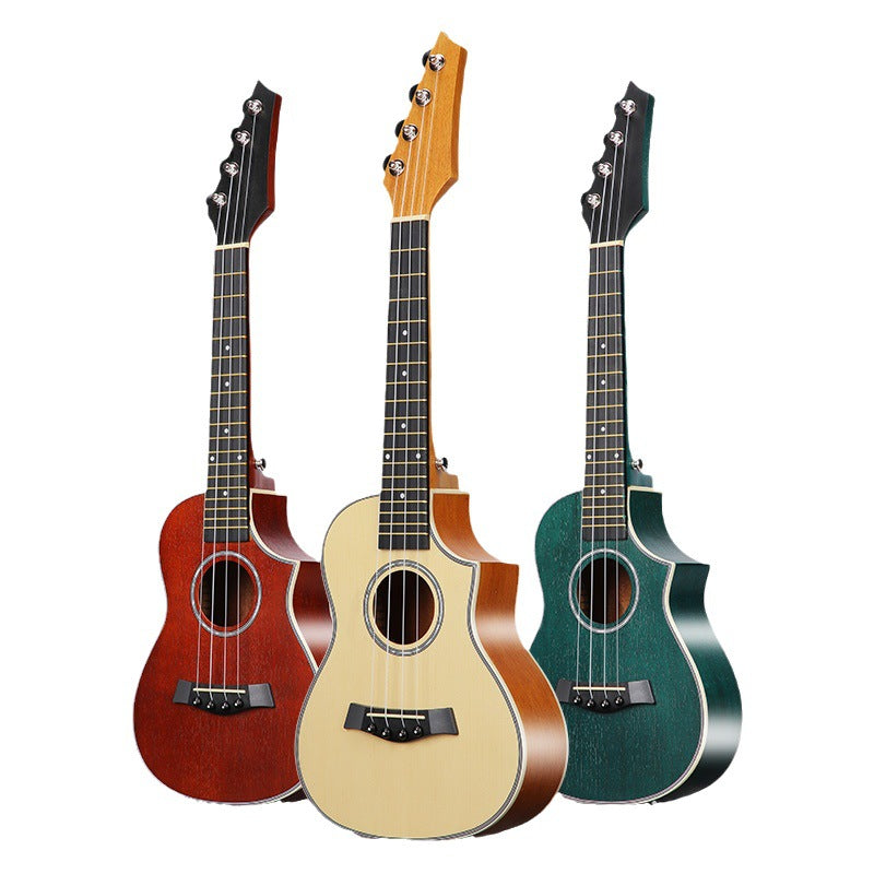 Akustische Ukulele für Damen und Herren mit Stimmgerät und Gigbag kaufen 4