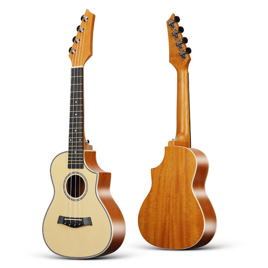 Akustische Ukulele für Damen und Herren mit Stimmgerät und Gigbag kaufen 6