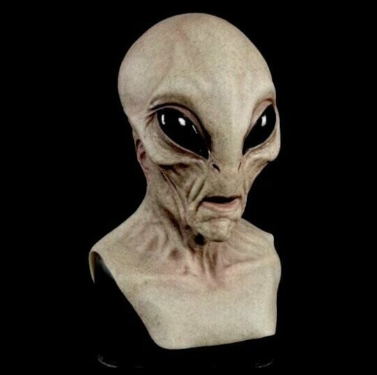 Alien-Maske für Halloween und Kostümpartys, Realistisches Design, Ideal für Cosplay und Mottopartys 6