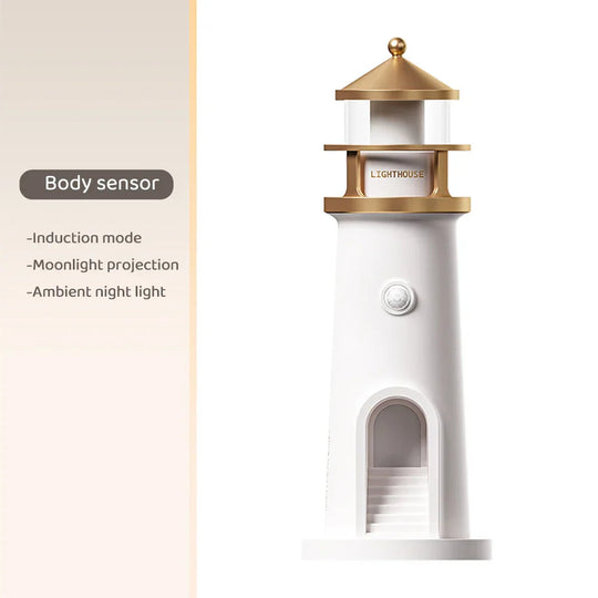 Ambientelampe mit Bluetooth und Leuchtturmprojektion für stimmungsvolle Beleuchtung 0