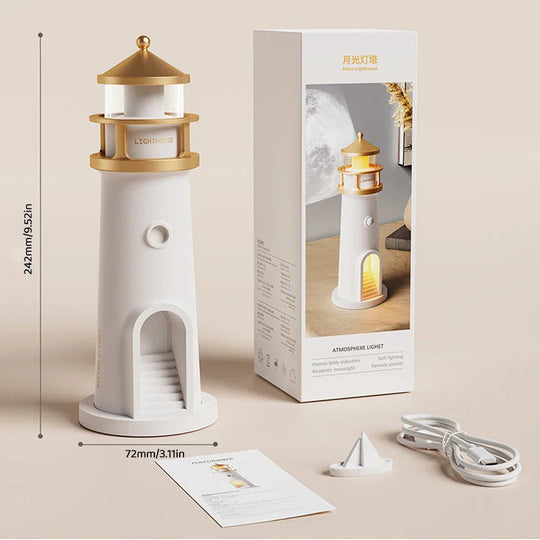 Ambientelampe mit Bluetooth und Leuchtturmprojektion für stimmungsvolle Beleuchtung 5