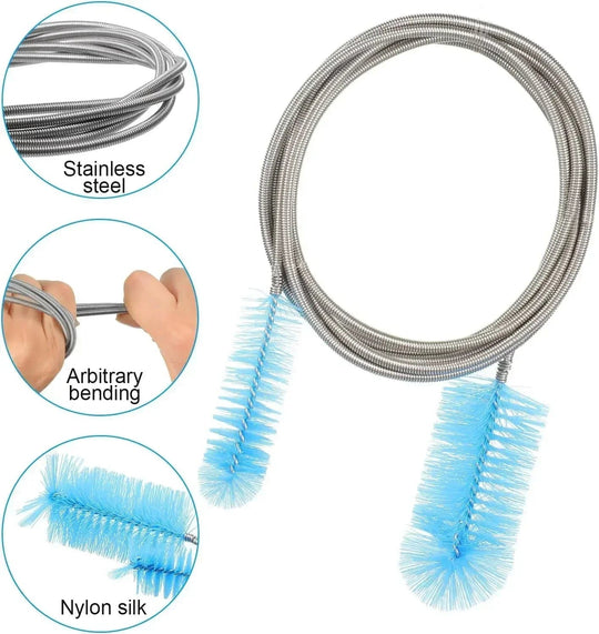 Aquarium-Reinigungsbürste Flexibel für Rohre und Schläuche 1