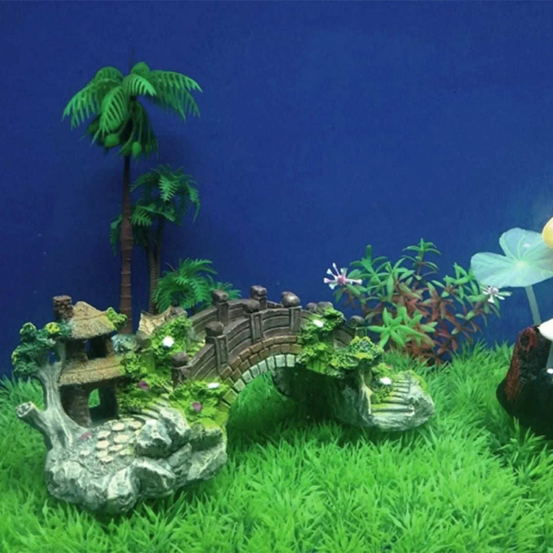 Aquarium Dekoration Brücke für Aquarienlandschaften 1
