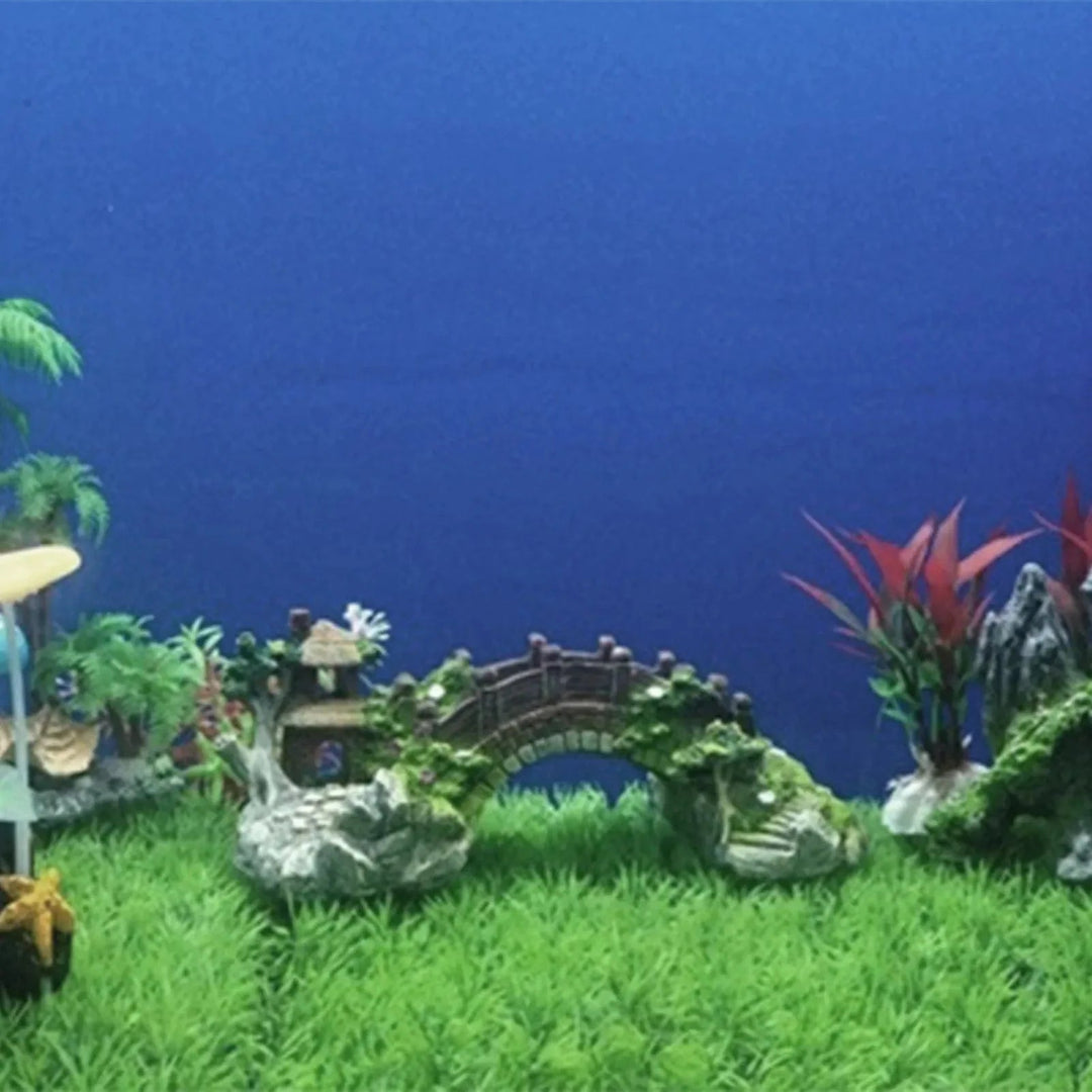 Aquarium Dekoration Brücke für Aquarienlandschaften 3