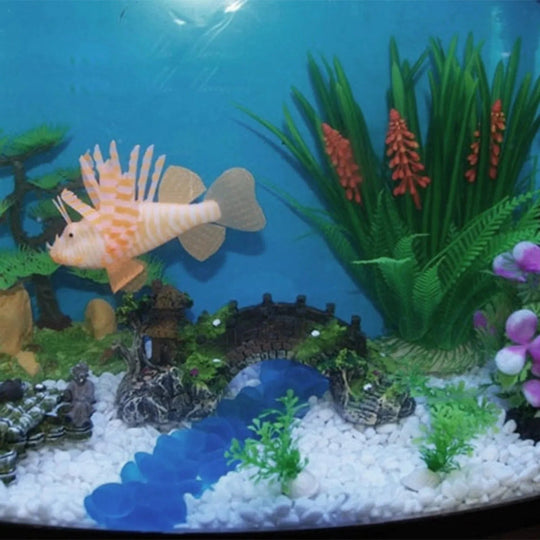 Aquarium Dekoration Brücke für Aquarienlandschaften 4