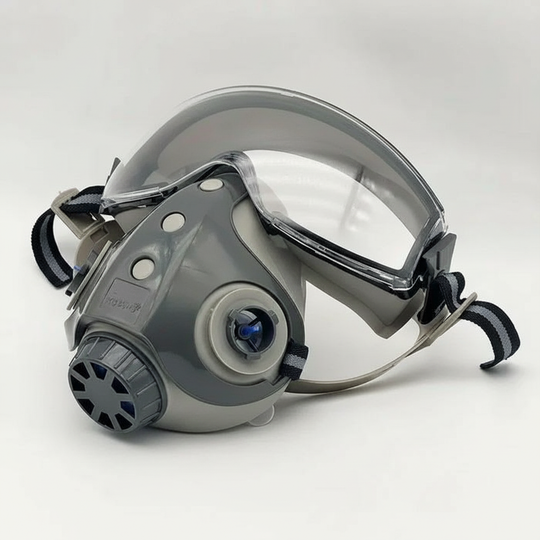 Atemschutzmaske mit integrierter Schutzbrille für Handwerksarbeiten 0
