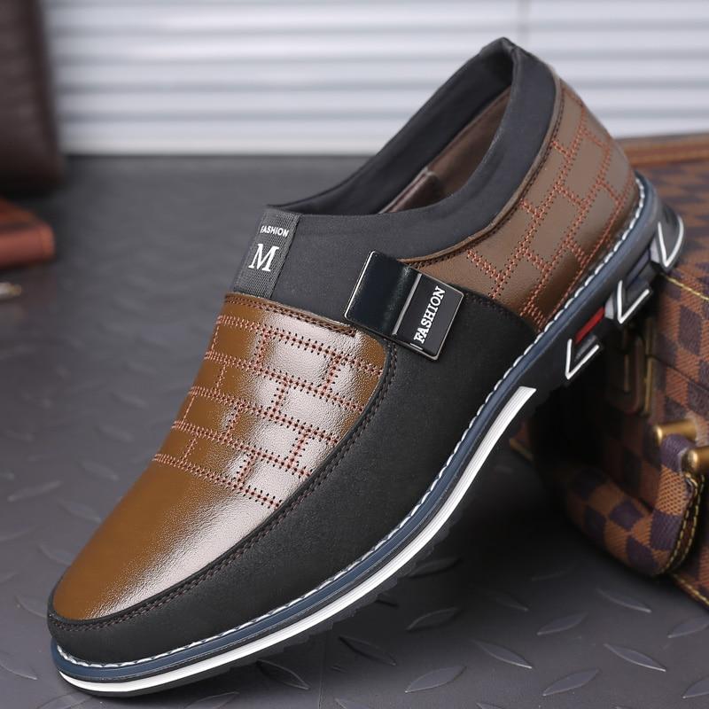 Atmungsaktive Lederschuhe Für Männer