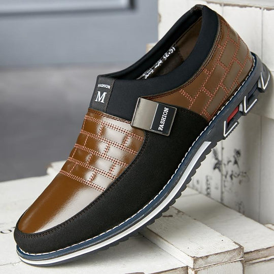 Atmungsaktive Lederschuhe Für Männer