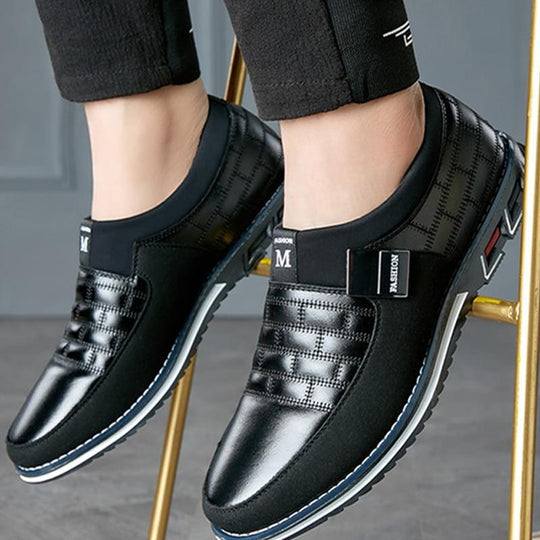 Atmungsaktive Lederschuhe Für Männer