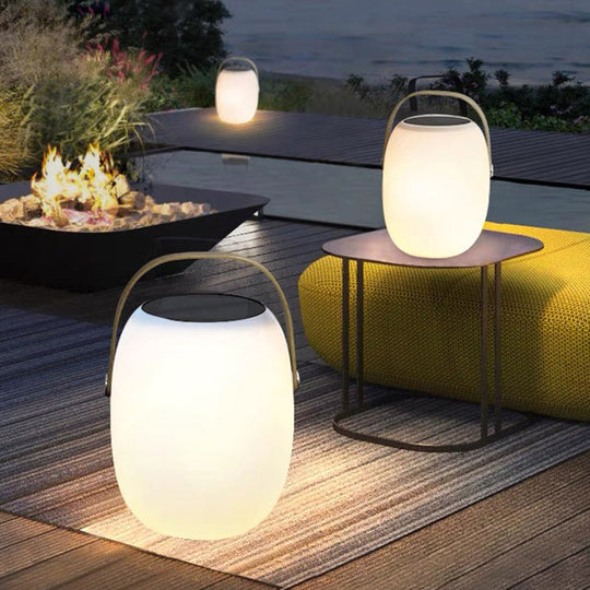 Außenleuchte Solar Korbdesign für Garten und Terrasse – Wasserdicht, Tragbar, 16 Lichtfarben 2