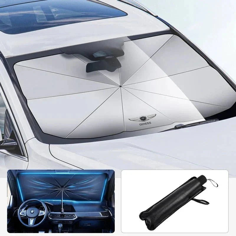 Auto Sonnenschutz Innenraum UV-Schutz für Fahrzeug, Sonnenschutzfolie Auto, Einfache Installation 2