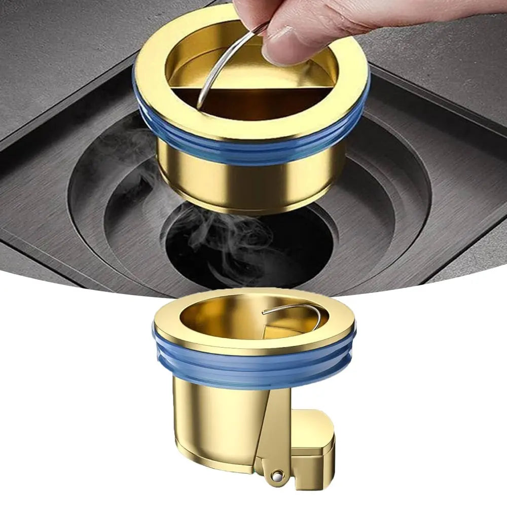 Automatischer Abflusskern für Bad und Küche mit integrierten Haarfänger 0
