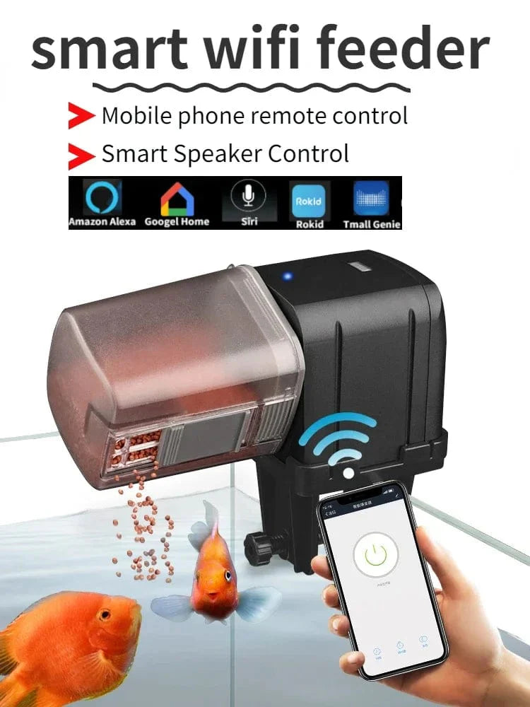 Automatischer Futterautomat Aquarium Mit WLAN Und App-Steuerung 1