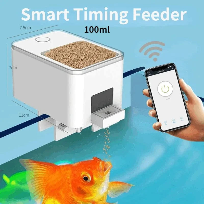 Automatischer Futterautomat Aquarium Mit WLAN Und App-Steuerung 6