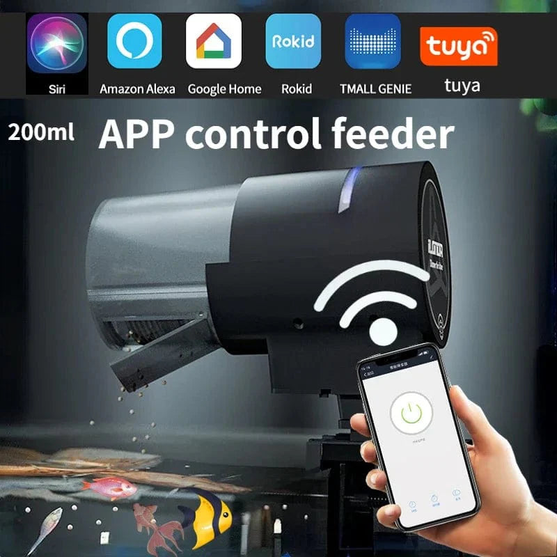 Automatischer Futterautomat Aquarium Mit WLAN Und App-Steuerung 8