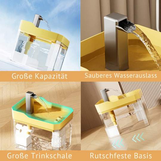 Automatischer Trinkbrunnen für Haustiere mit kontinuierlichem Wasserfluss 5