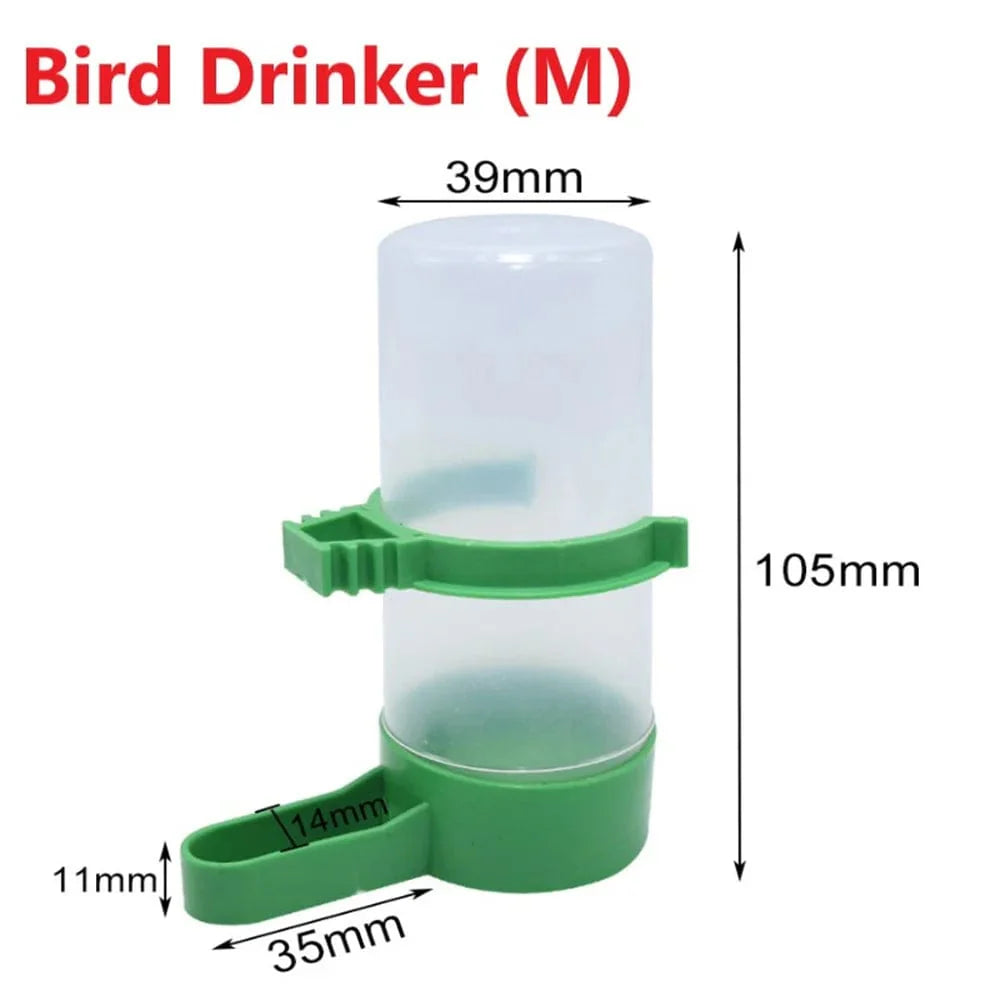 Automatischer Vogel Wassertrinker Höhenverstellbar für Haustiere 0