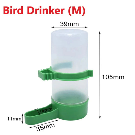 Automatischer Vogel Wassertrinker Höhenverstellbar für Haustiere 0