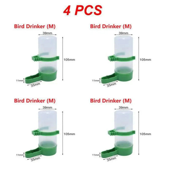 Automatischer Vogel Wassertrinker Höhenverstellbar für Haustiere 6