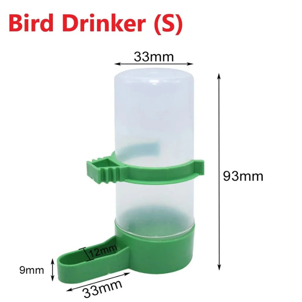 Automatischer Vogel Wassertrinker Höhenverstellbar für Haustiere 7
