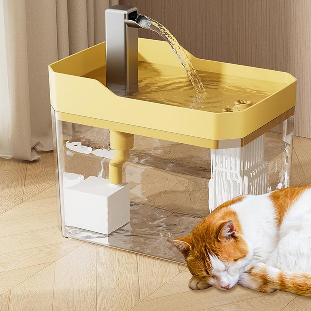 Automatischer Wasserspender für Haustiere mit Großem Fassungsvermögen und Filtersystem 1