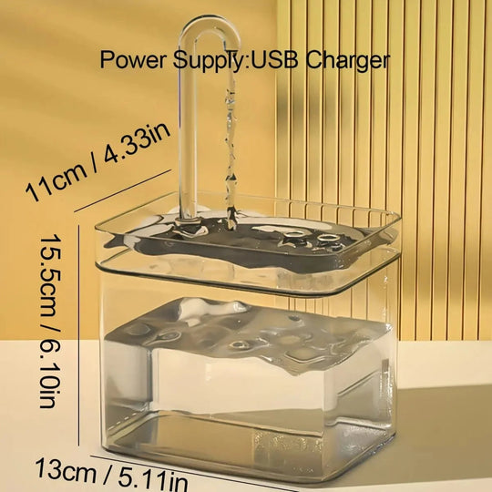 Automatischer Wasserspender für Haustiere mit Umlauffiltration 3