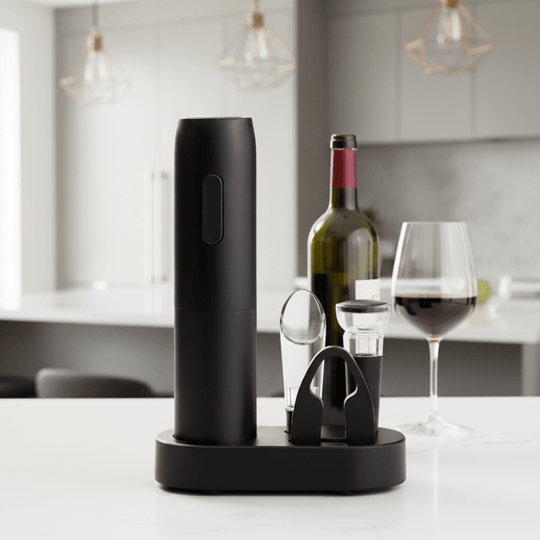 Automatischer Weinöffner Set für müheloses Öffnen 0