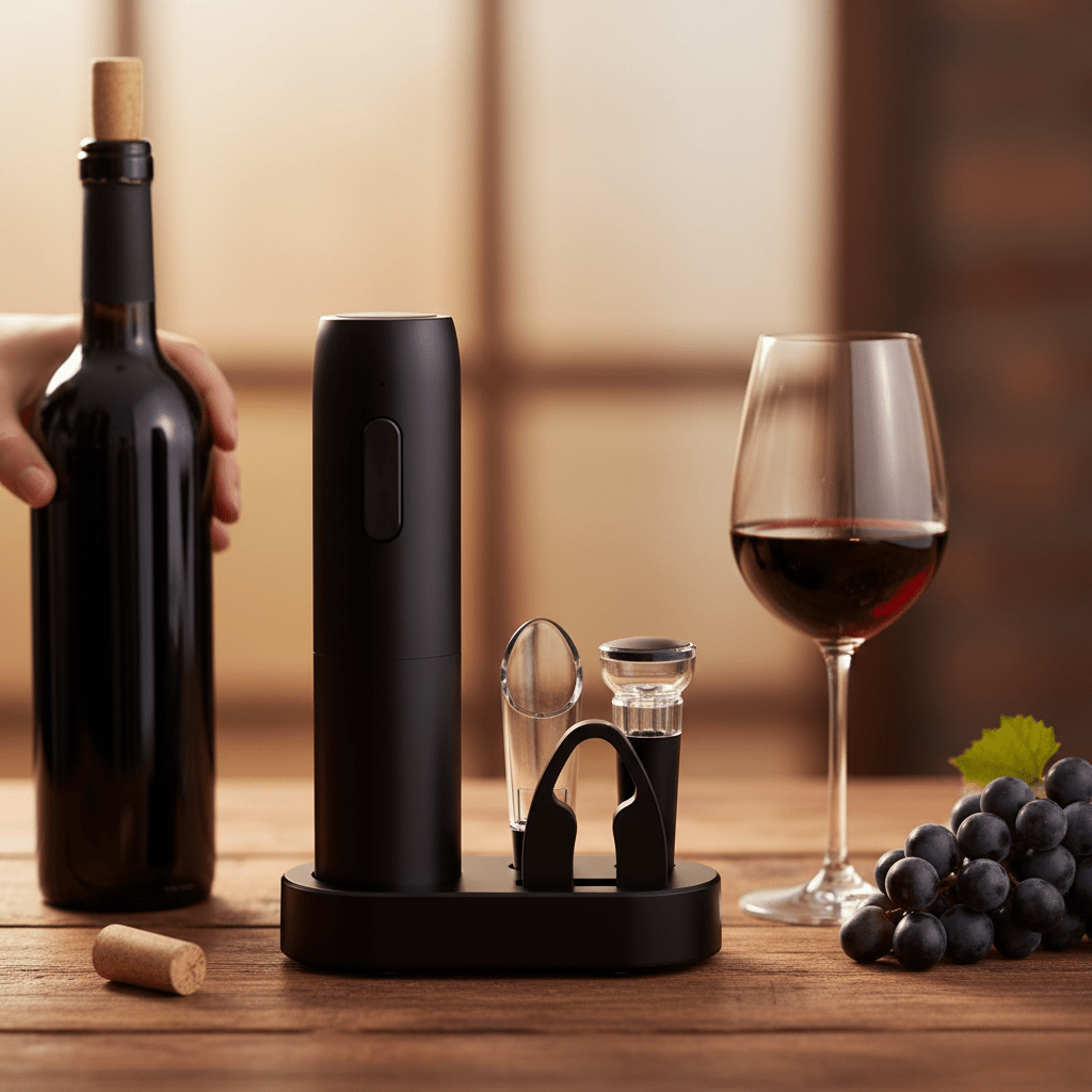 Automatischer Weinöffner Set für müheloses Öffnen 6