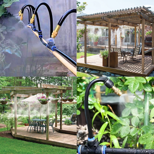 Automatisches Bewässerungssystem Garten mit Bewässerungscomputer und Sprühköpfen 2