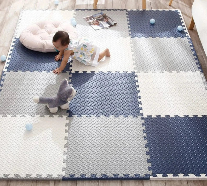 Baby-Spielmatte Puzzlestücke Bunte Designs 1