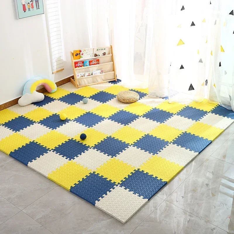 Baby-Spielmatte Puzzlestücke Bunte Designs 7