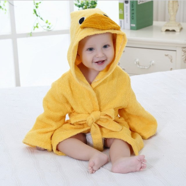 Baby Bademantel mit Tiermotiven für den Winter 5