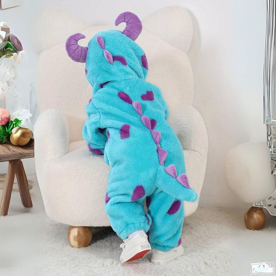 Baby Overall Winter Tierdesign mit Reißverschluss für kalte Tage 3