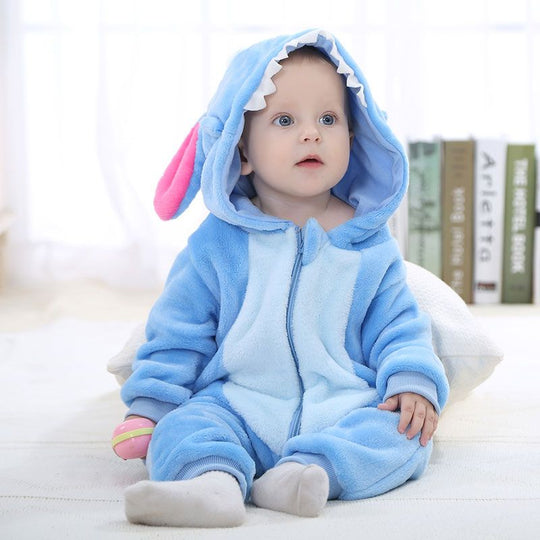 Baby Overall Winter Tierdesign mit Reißverschluss für kalte Tage 4