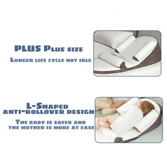 Baby Seitenschläferkissen mit sanfter Neigung 4
