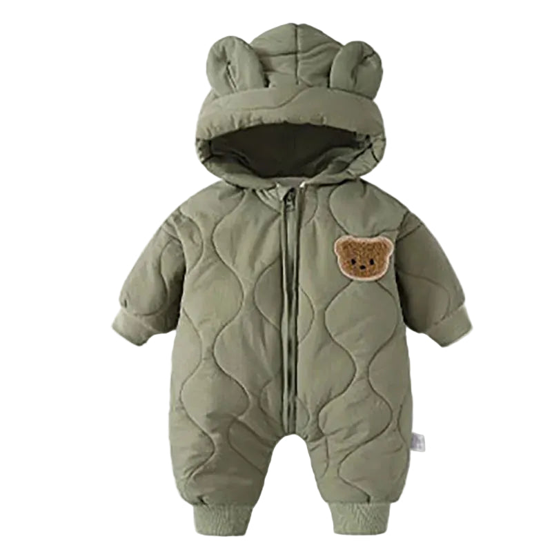 Baby Winteroverall mit Bärenmotiv 0
