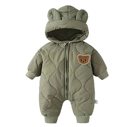 Baby Winteroverall mit Bärenmotiv 0
