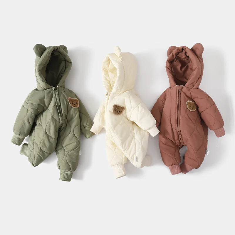 Baby Winteroverall mit Bärenmotiv 1