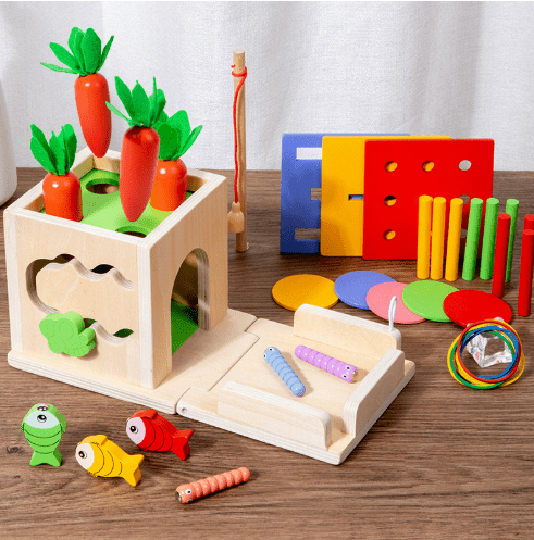 Babys Lernspielzeugkiste mit 8 Aktivitäten 1