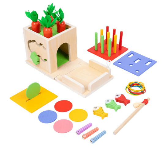 Babys Lernspielzeugkiste mit 8 Aktivitäten 2