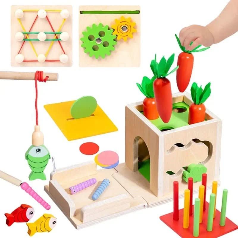 Babys Lernspielzeugkiste mit 8 Aktivitäten 3