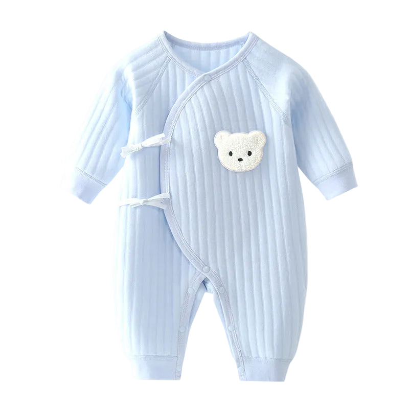 Babystrampler mit Bärchen für den Frühling und Herbst 0