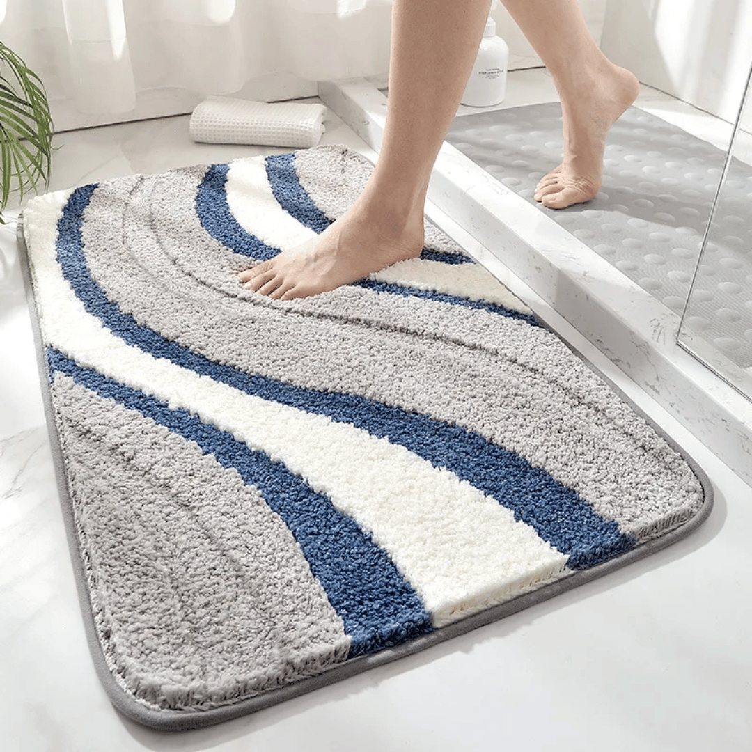 Badematte Mikrofaser Saugfähig und Schnell Trocknend 3
