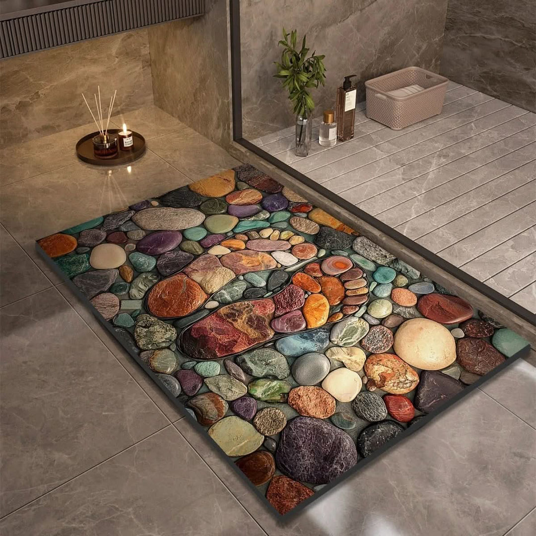 Badematte für Badezimmer und Küche mit rutschfester Unterseite 9
