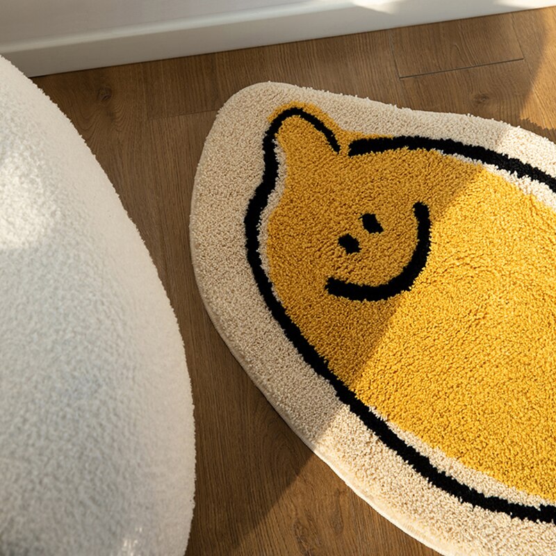 Badematte im Zitronendesign für fröhliche Räume 1