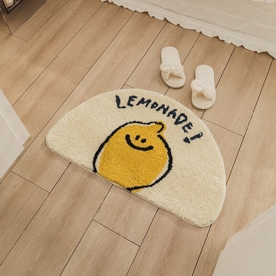 Badematte im Zitronendesign für fröhliche Räume 3