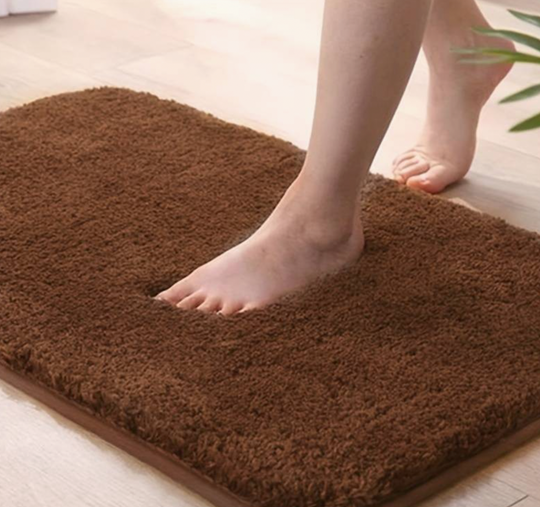 Badeteppich Dicke Mikrofaser Rutschfest für Badezimmer und Gästesuiten 9