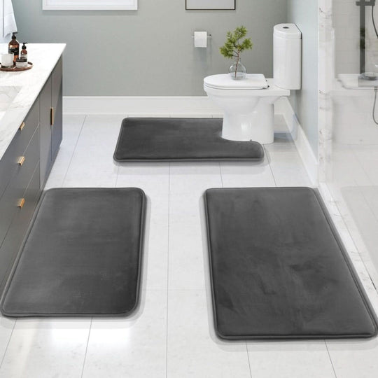 Badezimmer Badematten Set für Komfort und Stil 2