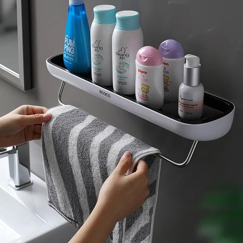 Badezimmer Organizer mit Handtuchhalter 2