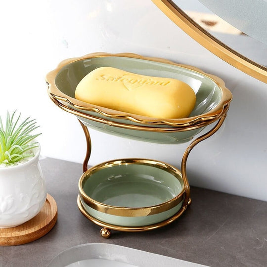 Badezimmer Seifenschale Keramik Vintage Design 8